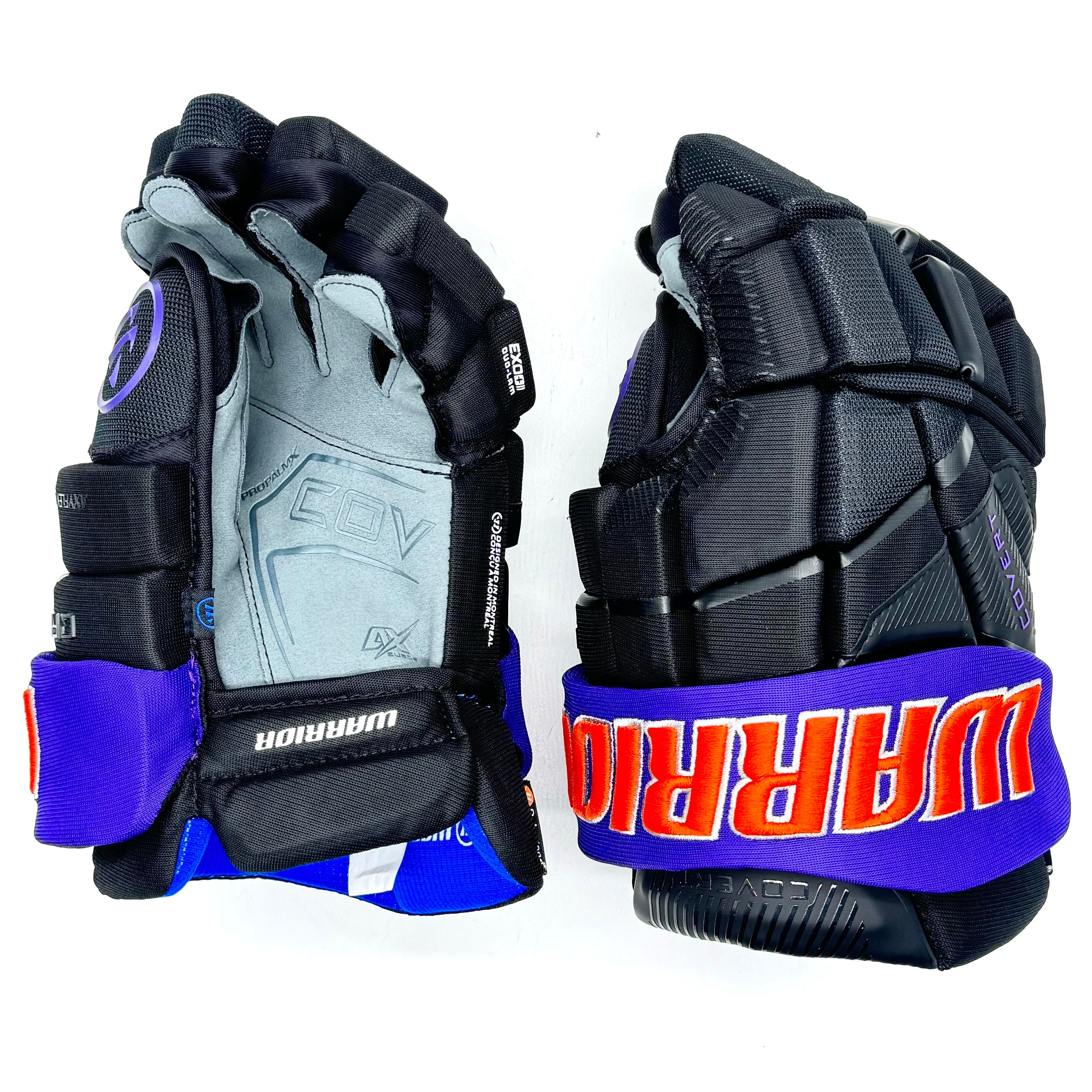 Warrior Covert QR6 - Gants d'équipe - Reading Royals ECHL (noir/violet/orange)